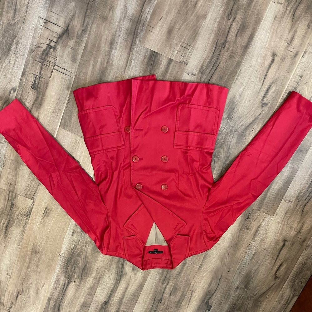 Teenflo red blazer size 8